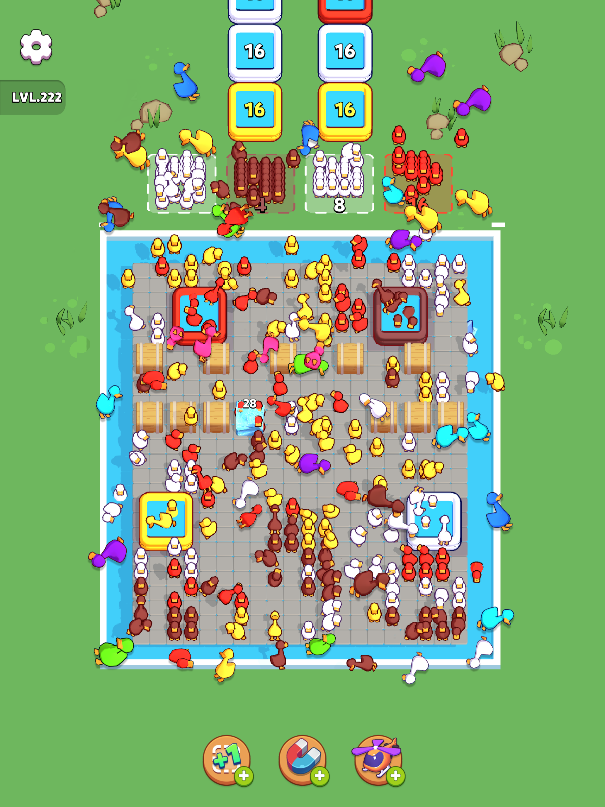 Quacking Hole Color Puzzle