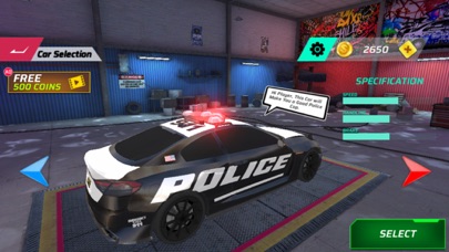 Fast Chase Street Cop Car Game Screenshot