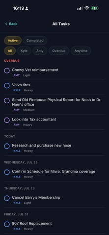 The Husband App: Household AI iPhone screenshot
