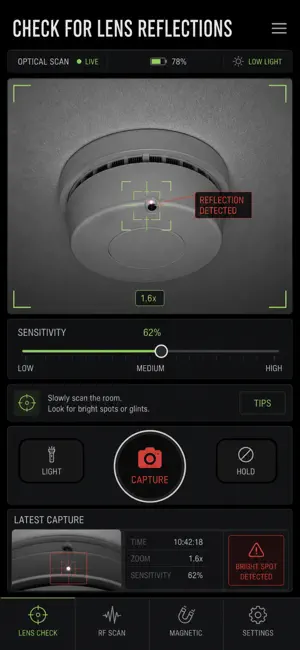 Spy Cam Detector: Bug Radar screenshot 2