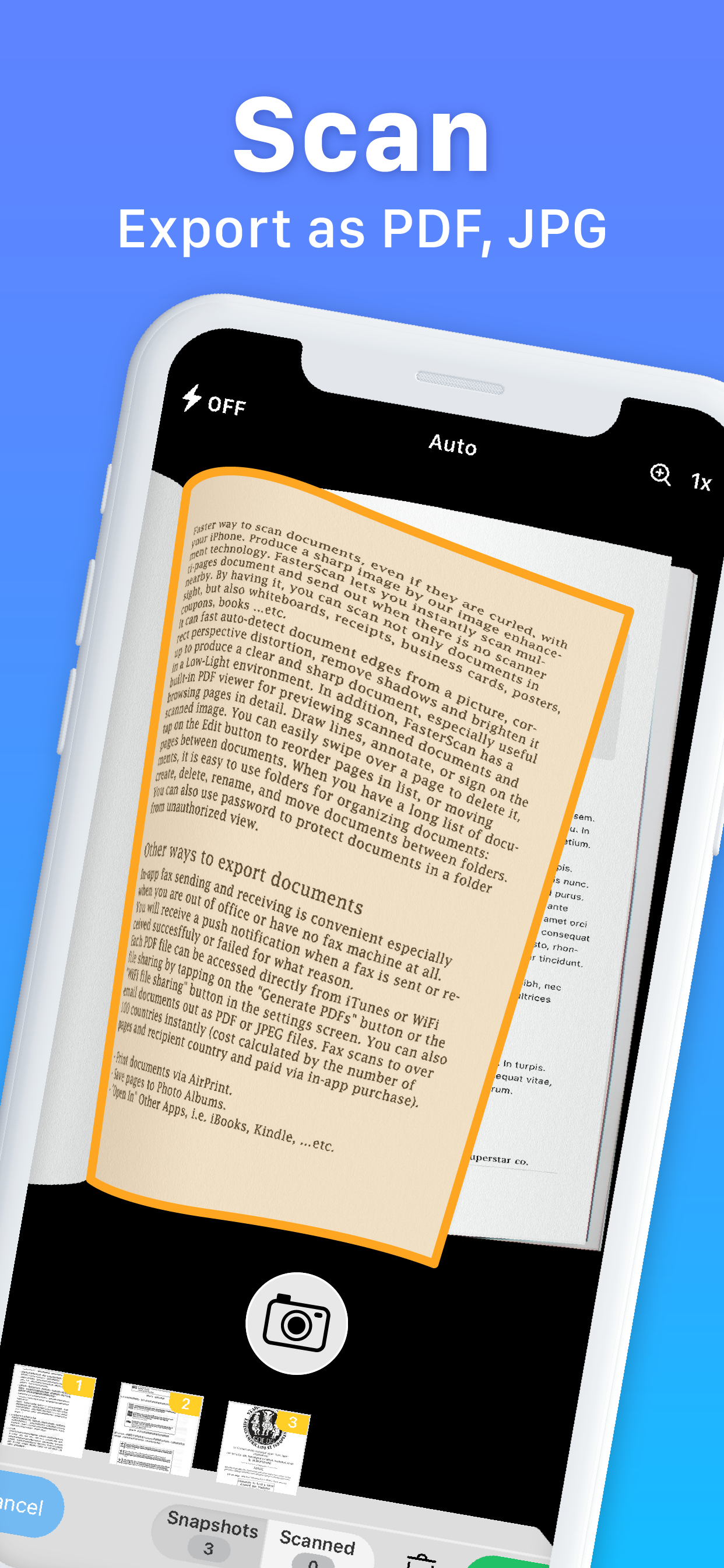 Faster Scan - Fast PDF Scanner