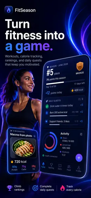 FitSeason: Calorie Counter screenshot 1
