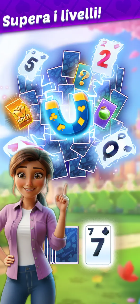 Solitaire Story: Ava's Manor iOS Mod IPA screenshot 2 - iOS game interface