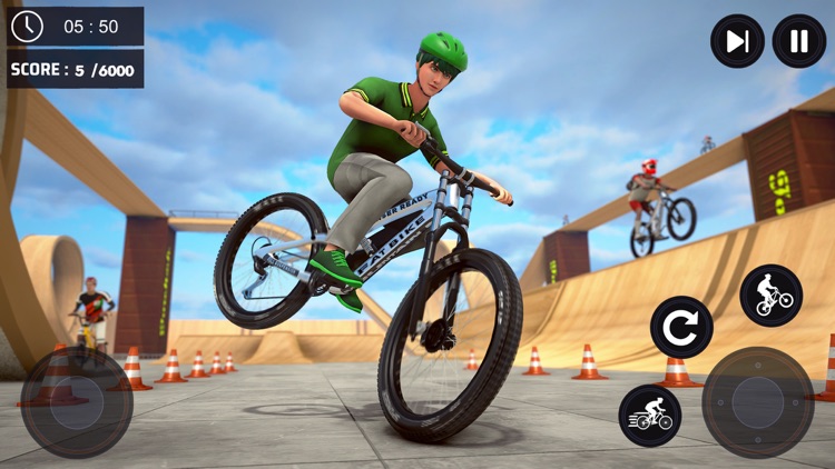BMX Bicycle Stunts: Mad Games screenshot-5