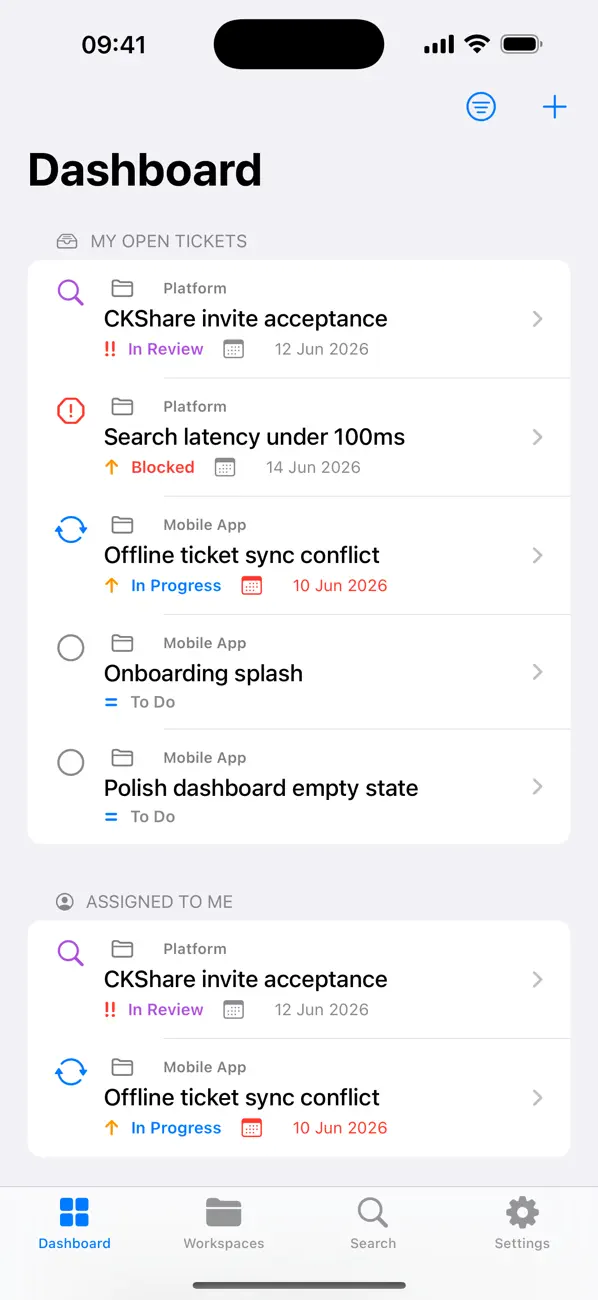 Screenshot #1 pour ProjectFlow