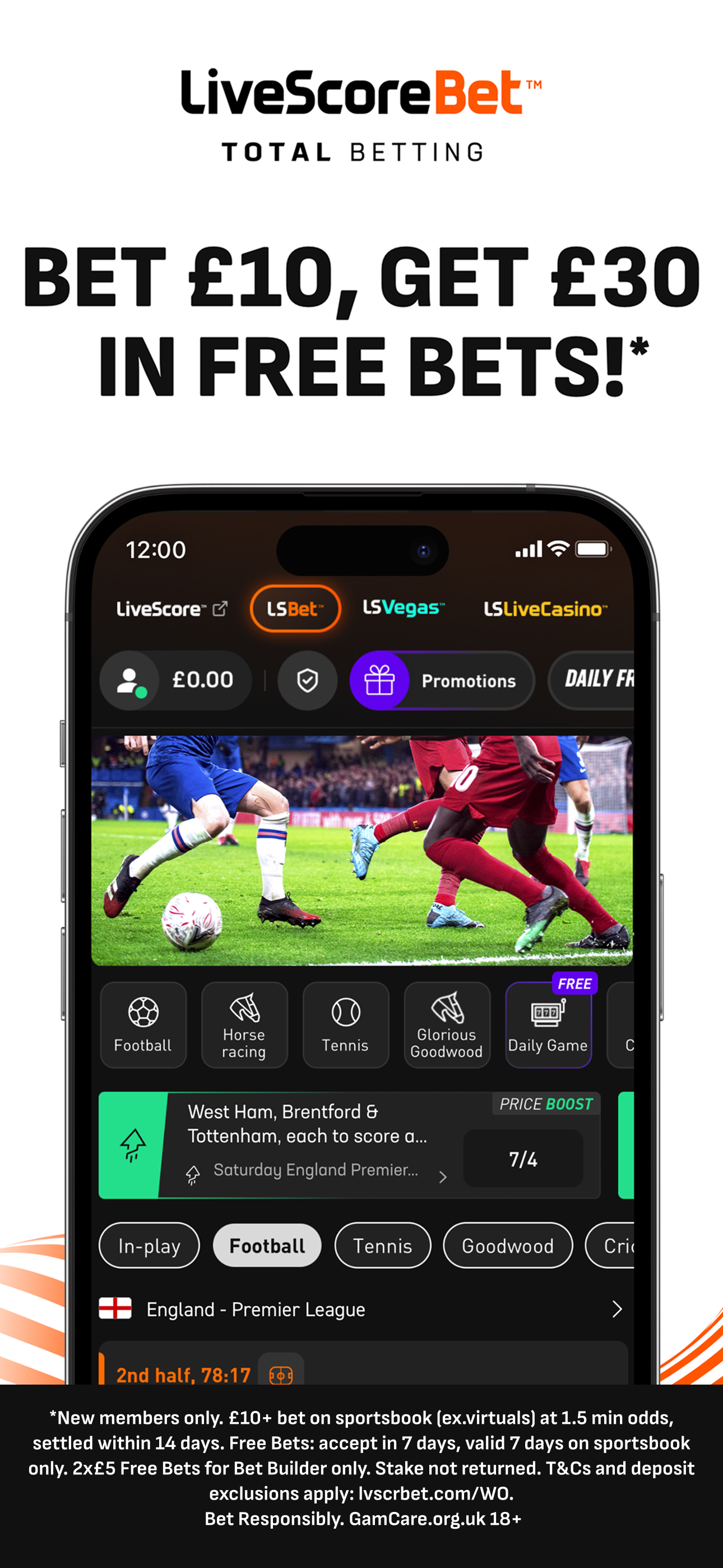 LiveScore Bet: Sports & Casino