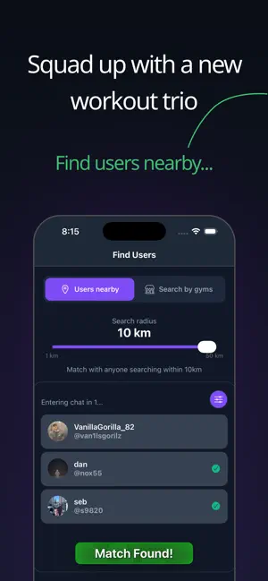 Gymzer screenshot 2