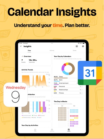 Calflow: Planner & Tracker iPad screenshot