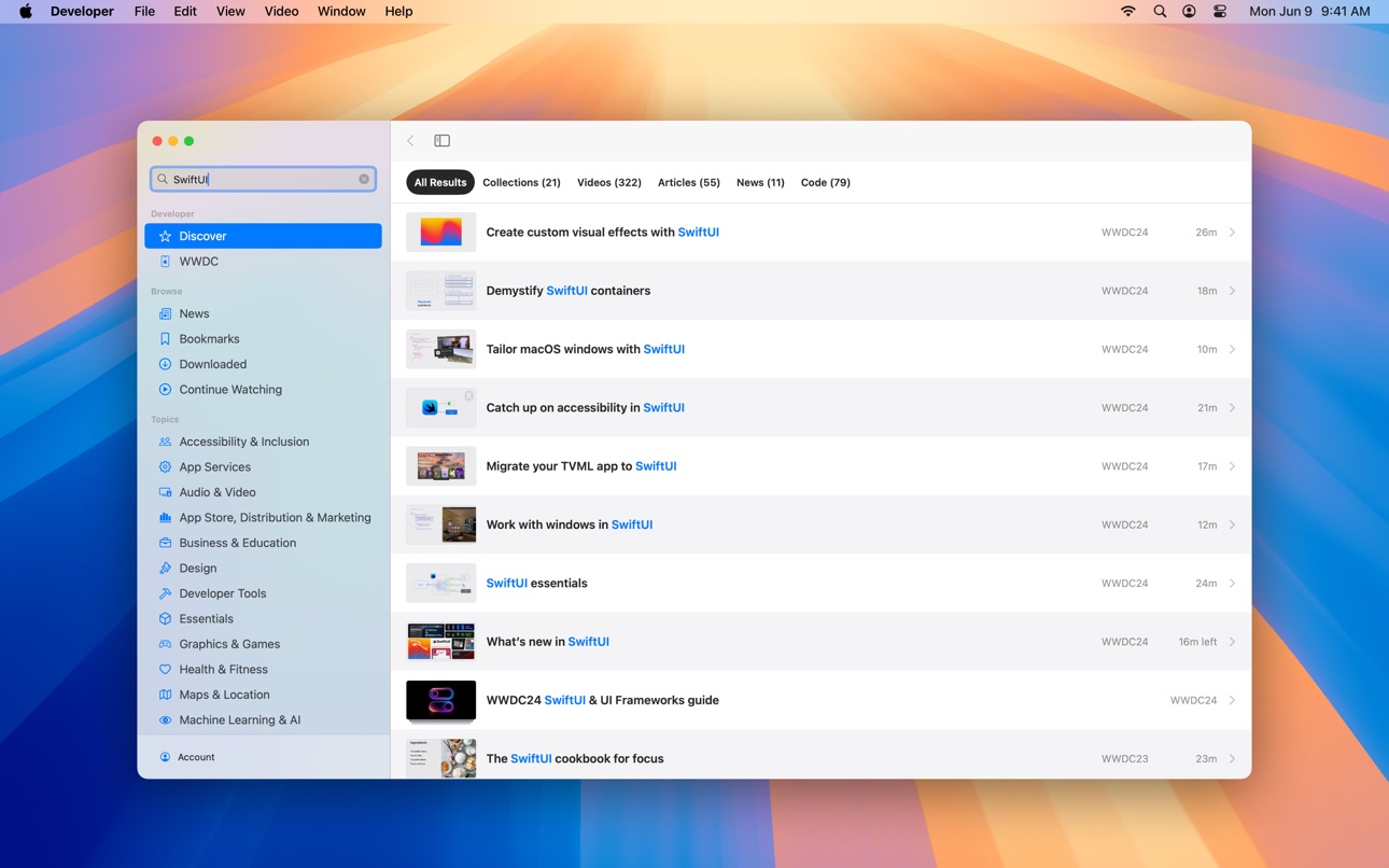 Apple Developer screenshot 4