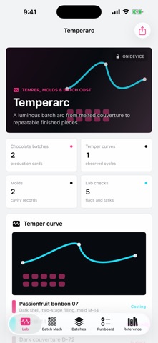 Temperarc: Chocolate Lab のスクリーンショット
