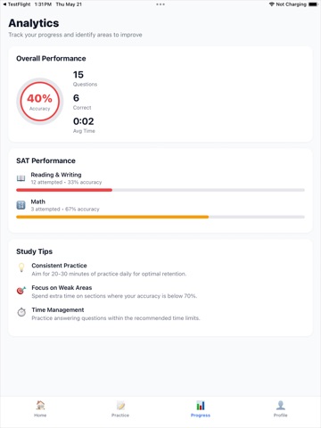 College Decoded SAT/ACT Prep iPad screenshot