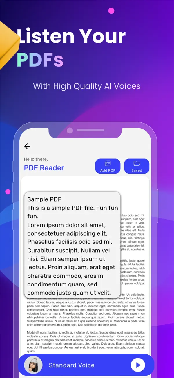 Screenshot #3 pour Text to Speech - AI Voices TTS
