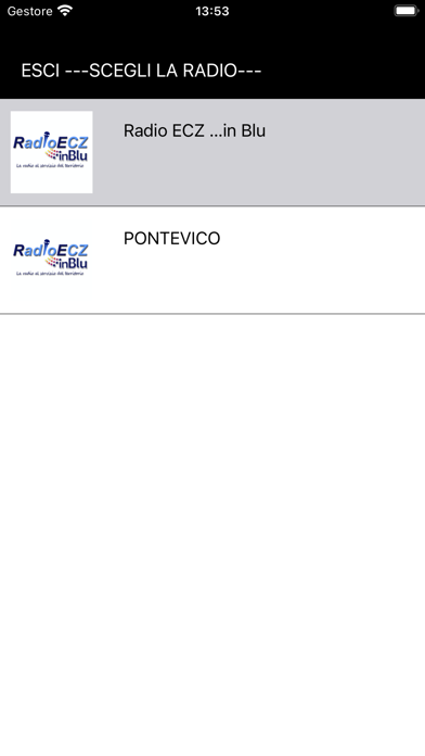 Radio ECZ inBlu Screenshot