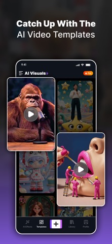 AI Video Generator - Visuals iPhone screenshot
