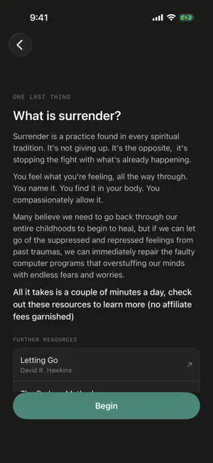 Surrender - Let Go Daily screenshot 4