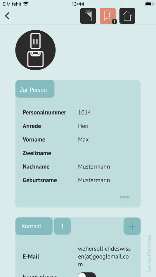 #8. GenialPersonal (iOS) 由: GenialData GmbH
