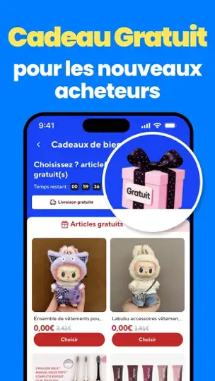 Capture d'écran de AliExpress Shopping App sur iPhone 2