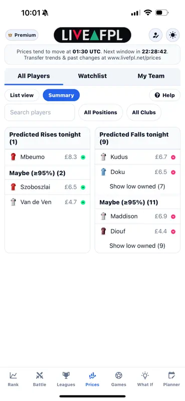 LiveFPL screenshot 3 of 3