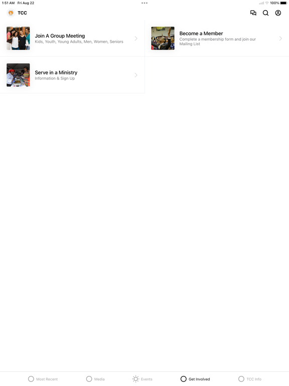 Trinidad Christian Center APP iPad screenshot 4 - Education app