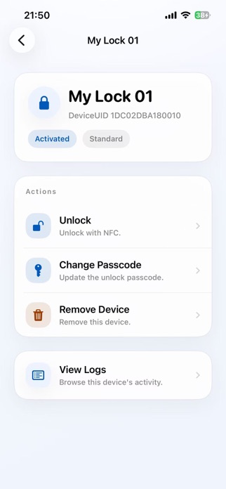NFC UNLock Screenshot 2 of 4