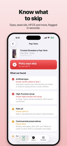 Picky: Food Ingredient Scanner Screenshot 1 of 5