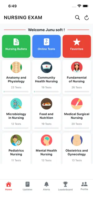 Nursing Examination screenshot 1