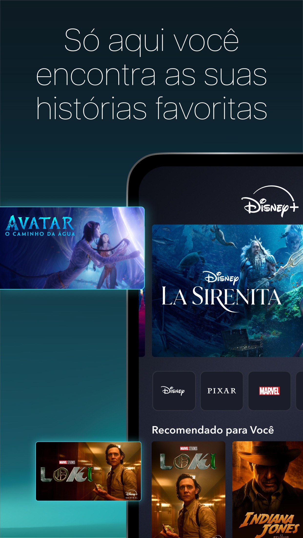 Screenshot do app Disney+