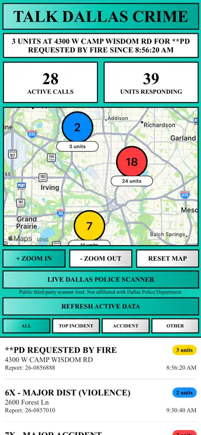 Talk Dallas Crime screenshot 1