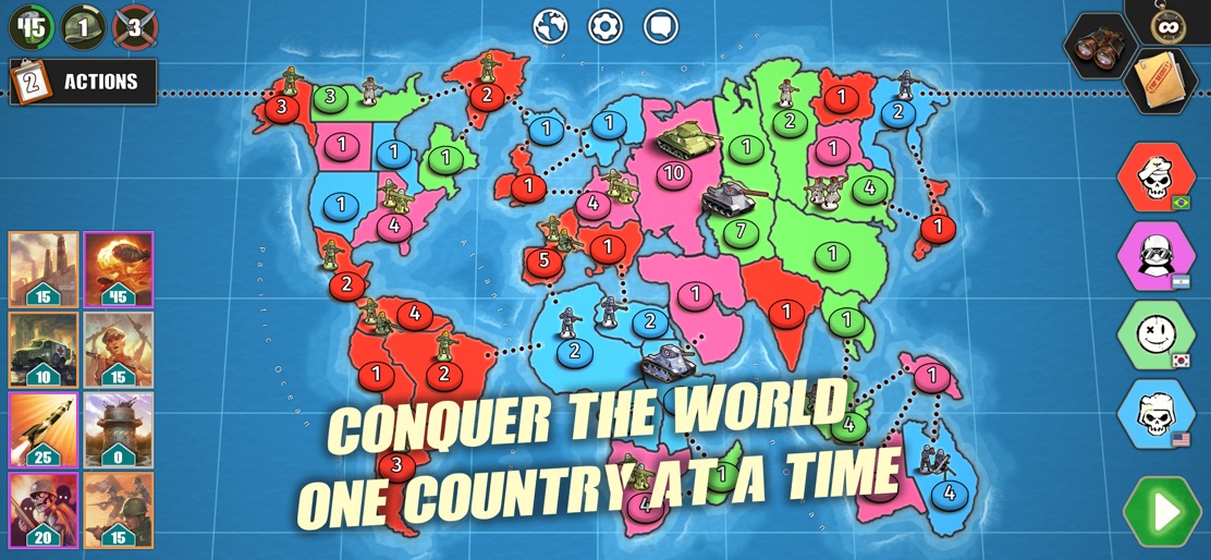 Risk of war - Wartime Glory screenshot