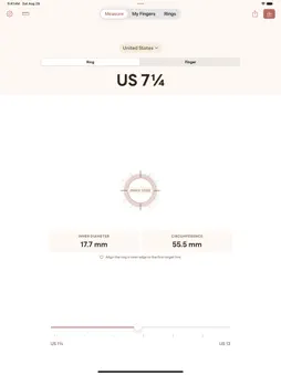Ring Sizer: Measure App screenshot 9