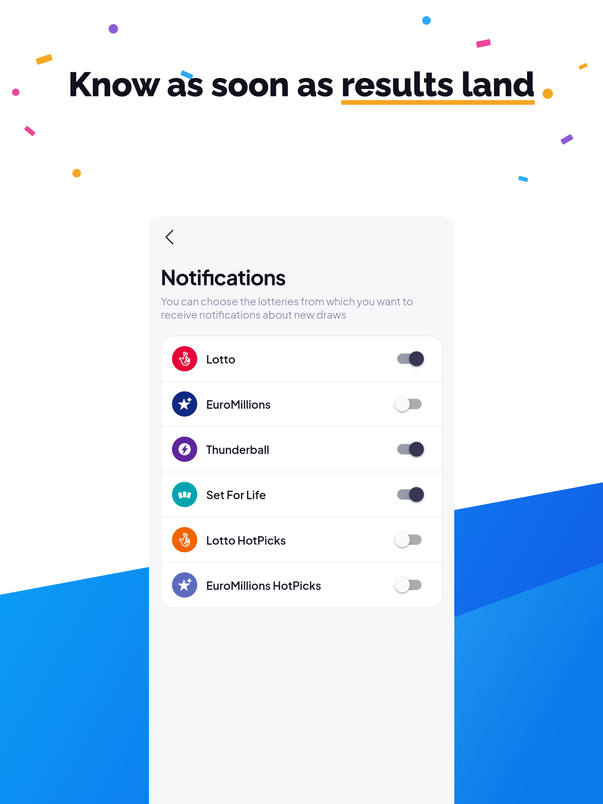 Lotty - Lottery Results screenshot 8