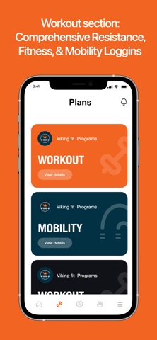 Viking fit app screenshot