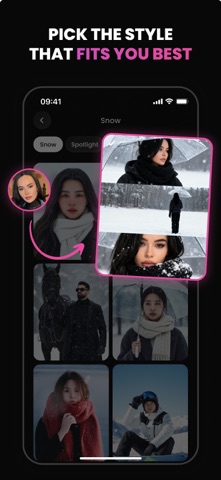 Vyra: AI Photo & Art Generator iPhone screenshot