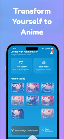 AnimeFusion AI Screenshot 2 of 9