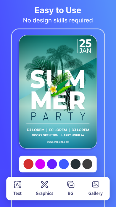 Poster Maker - Flyer Creator, Screenshot
