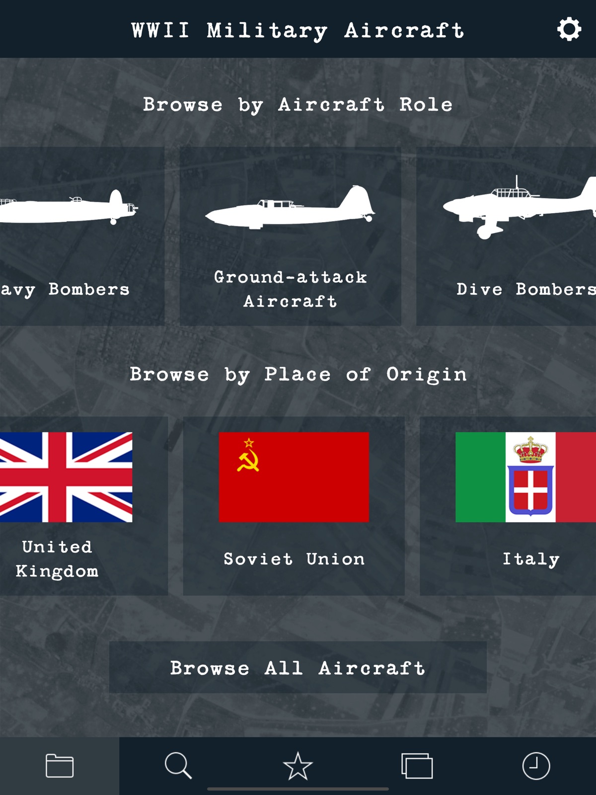 World War II Military Aircraft ipad screenshot 1
