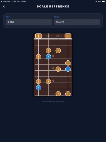 Bass Relative Pitch Trainer iPad screenshot