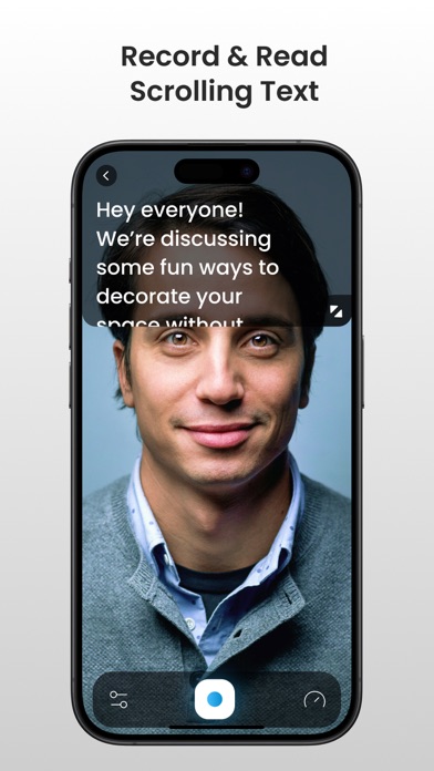 Teleprompter - Video Recording Screenshot