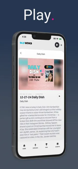 94.9 WDKB screenshot 2