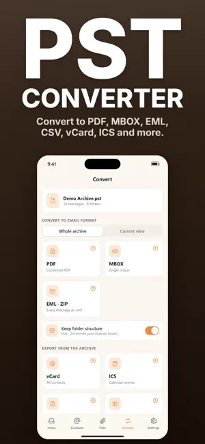 PST Reader · Opener, Converter screenshot 2