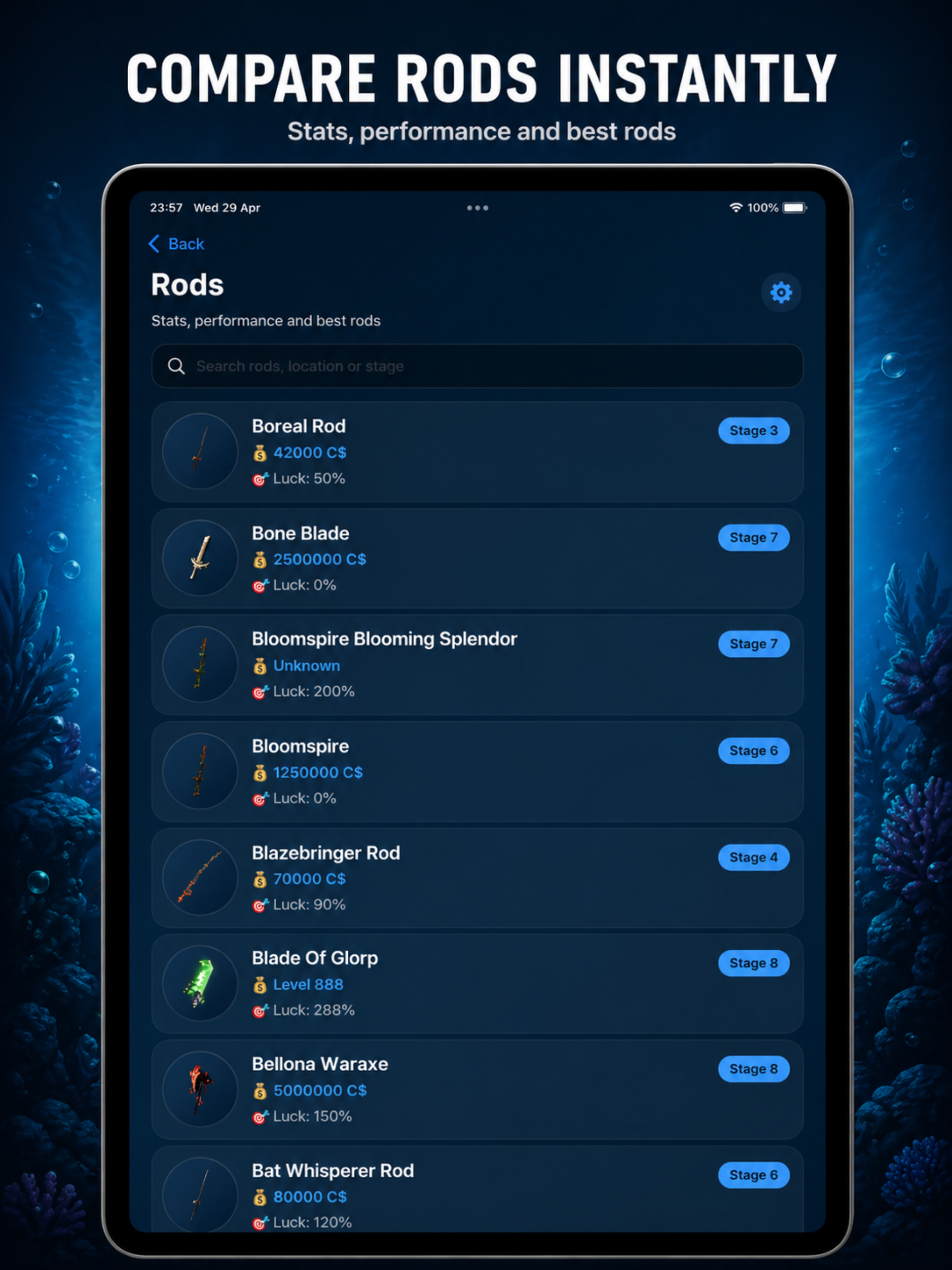Fisch Trading Values List screenshot 12
