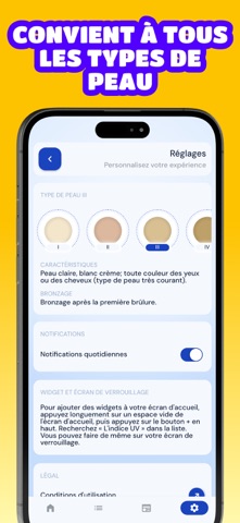 Indice UV : Bronzage & Soleil iPhone screenshot 7