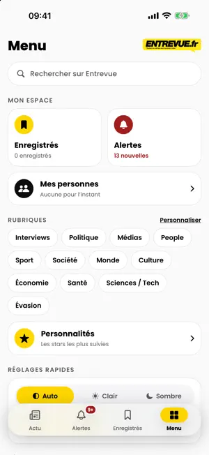 Entrevue News screenshot 3