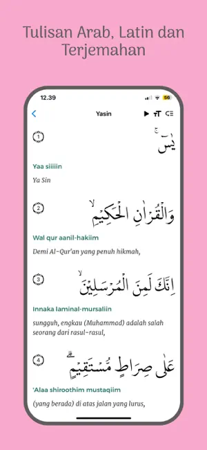 Surat Yasin & Tahlil Lengkap iPhone screenshot 2