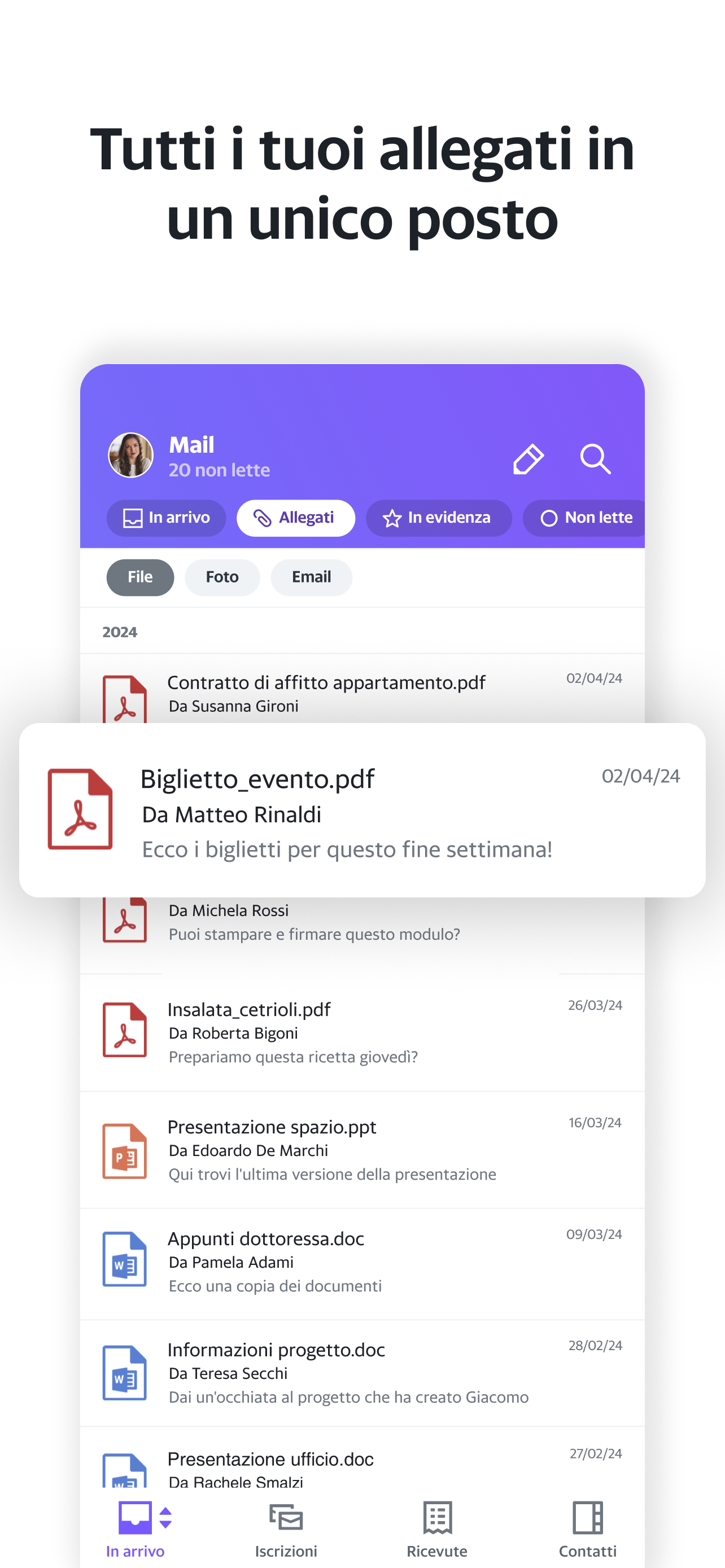 Tutto in ordine con Yahoo Mail