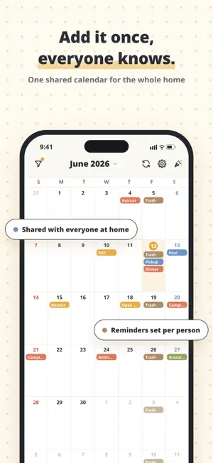 ienon: Shared Family Calendar screenshot 2