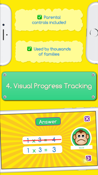 Speaking Times Tables for Kids iPhone screenshot 4 - Education app