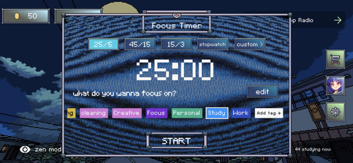 Cozy Pomodoro: Pixeldoro Mini screenshot 3