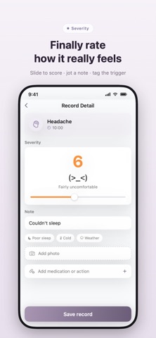 Symptio: Symptom Tracker Screenshot 2 of 6