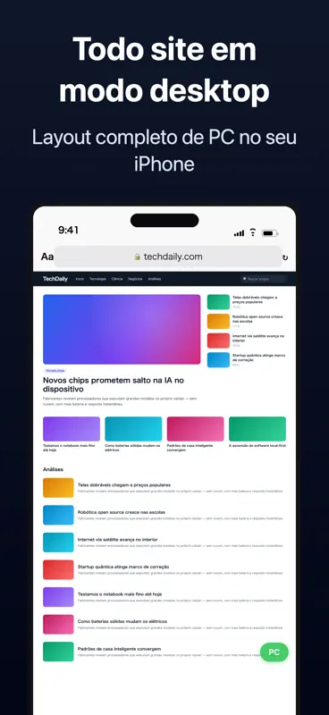 PC View Mode for Safari screenshot 1 of 4